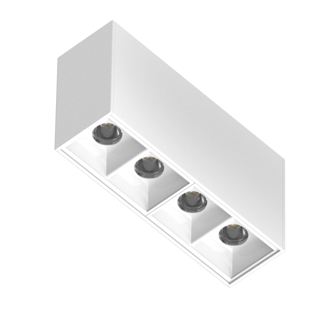 Luminária Powerlume Dot Line Sobrepor Alumínio 10 watts 36° IP40 33x108mm DOTSBP-10W