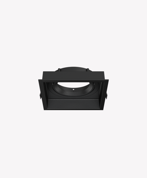 Spot Microborda Opus LED Genesis PAR20/AR70 Alumínio Preto 115x115x38mm OPS 89863