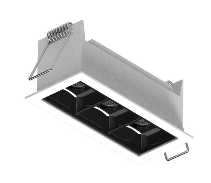 Luminária Powerlume Embutir Alumínio 7 watts 36° 12V IP40 42x92mm DOTEMB-7W