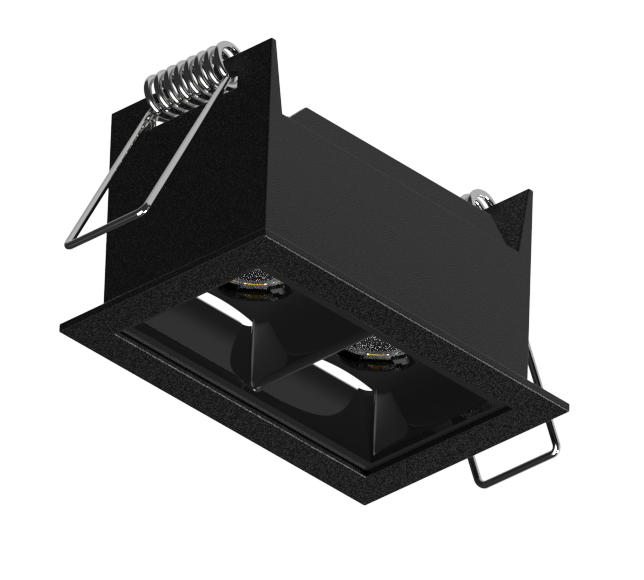 Luminária Powerlume Embutir Alumínio 5 watts 36° 12V IP40 42x66mm DOTEMB-5W