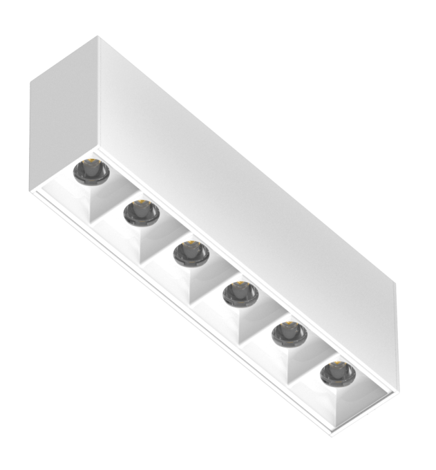 Luminária Powerlume Dot Line Sobrepor Alumínio 14 watts 36° IP40 33x159mm DOTSBP-14W