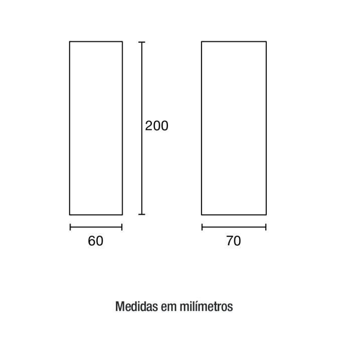 Arandela Blumenau Gota Preto Fosco Alumínio e Vidro 2L G9 IP43 70x60x200mm 45100200-16