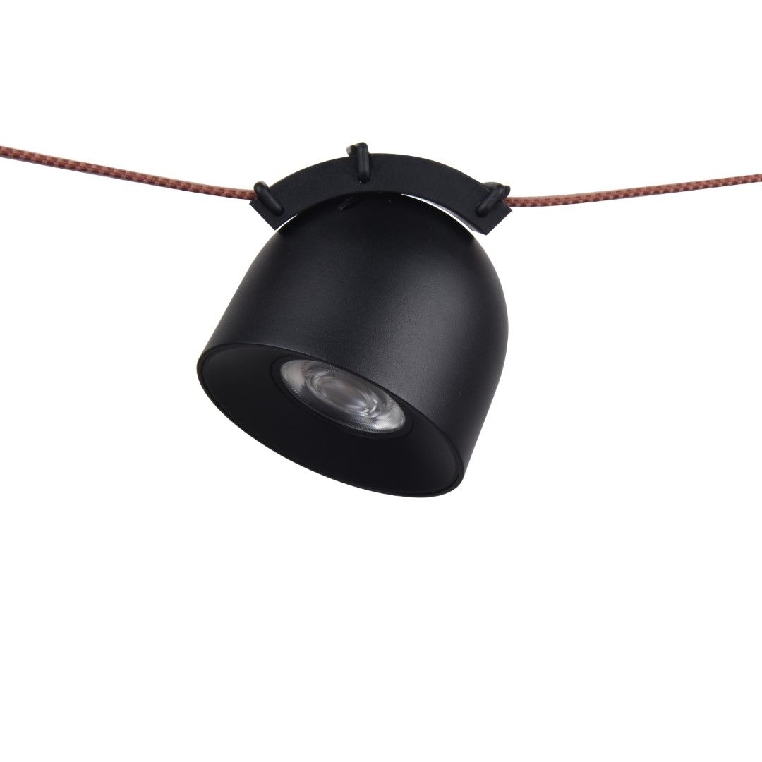 Spot Studioluce Slack Preto 12 watts 2700K 48V Ø100x107mm MS1946PT