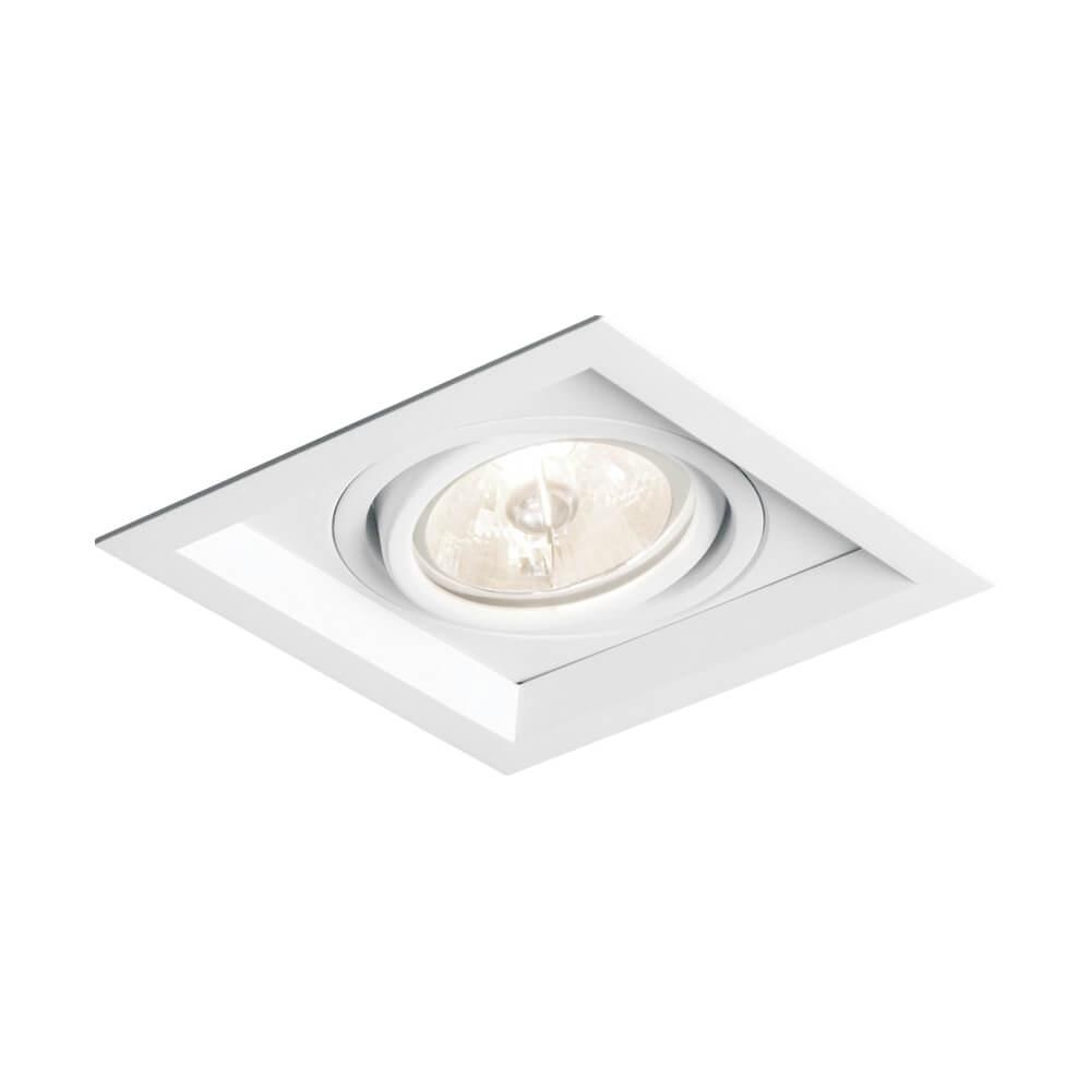 Embutido Direcional Newline Recuado II BRANCO 1L PAR20 138x138x120mm IN50331
