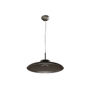 Pendente Casual Light Studioluce Pablo Preto 21 watts 3000K Ø500x325mm PD2243