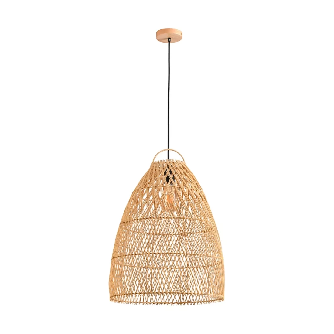 Pendente Skylight Ôtaki Rattan 1L E27 Ø300x400mm Cabo 3 metros SKY-4059