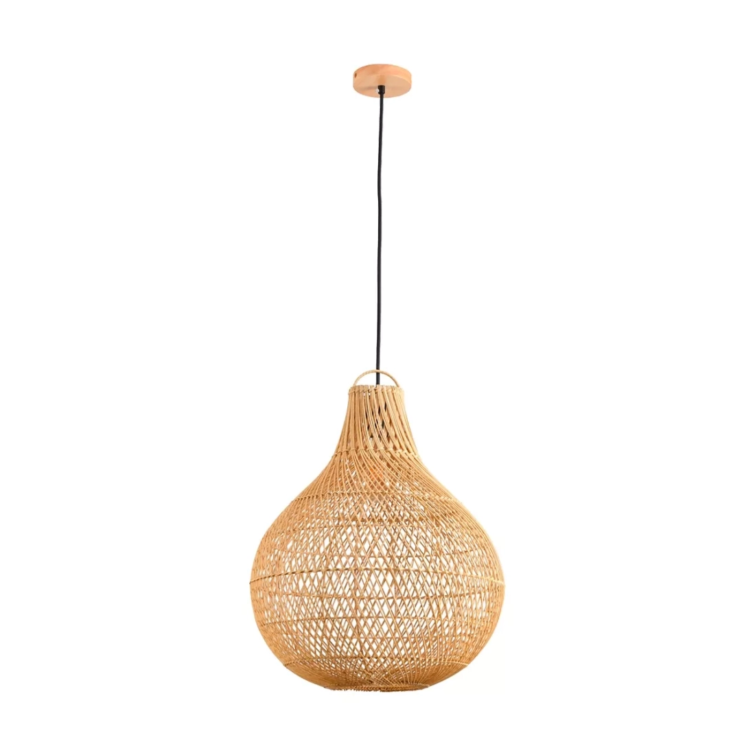 Pendente Skylight Ôtaki Rattan 1L E27 Ø300x460mm Cabo 3 metros SKY-4073