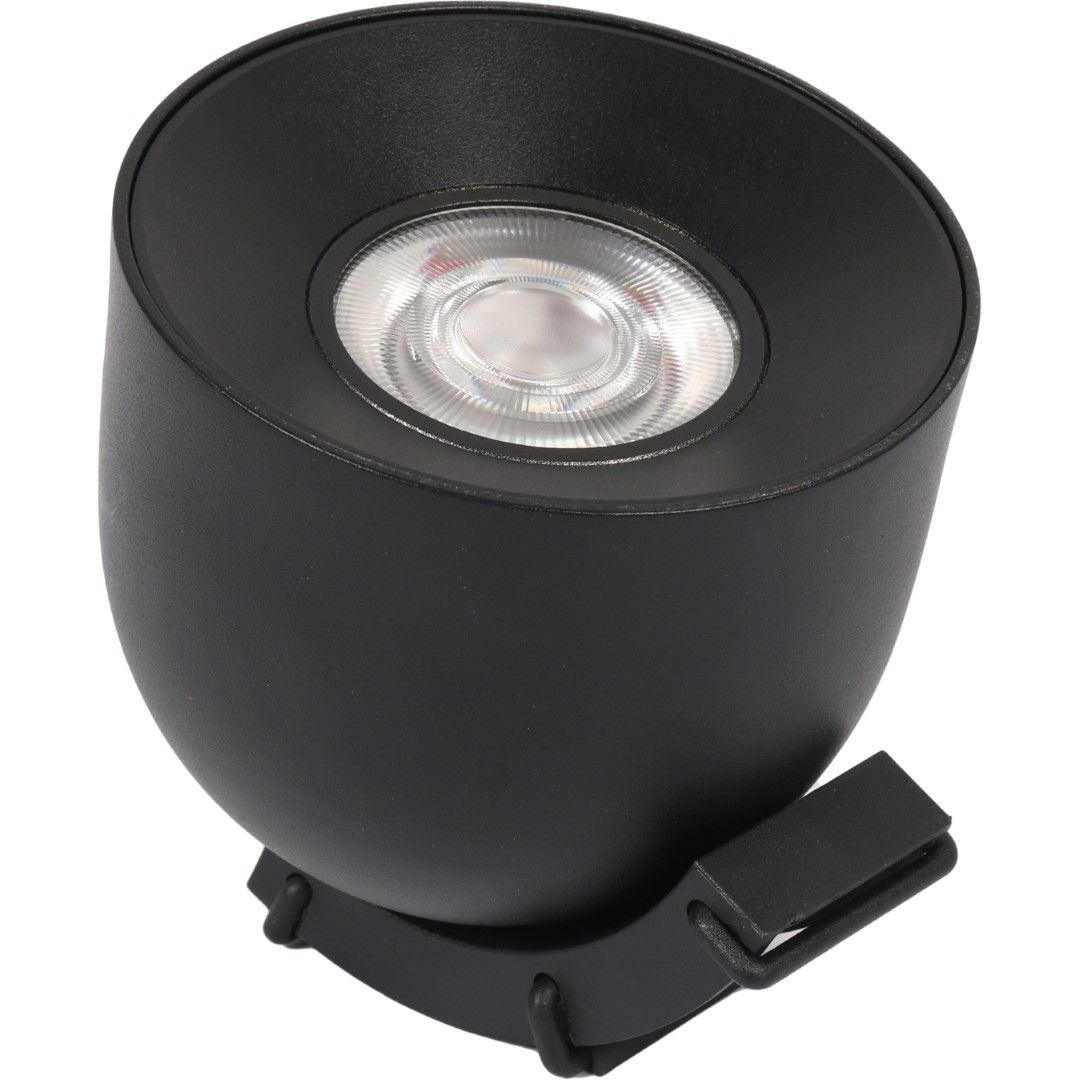 Spot Studioluce Slack Preto 12 watts 2700K 48V Ø100x107mm MS1946PT