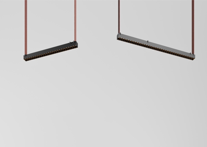 Módulo Studioluce Linear Pontual Slack Preto 36 watts 2700K 48V 961X40X45mm ML1951PT