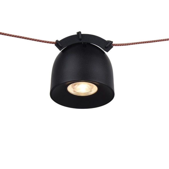 Spot Studioluce Slack Preto 12 watts 2700K 48V Ø100x107mm MS1946PT