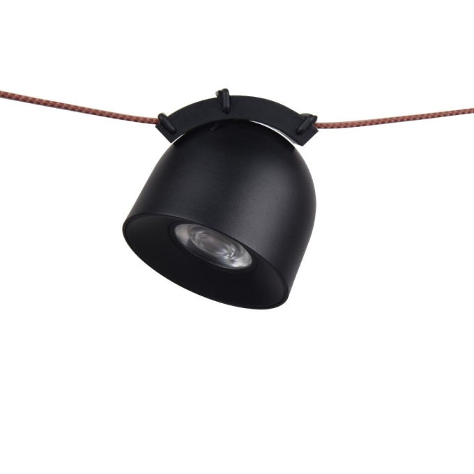 Spot Studioluce Slack Preto 12 watts 2700K 48V Ø100x107mm MS1946PT