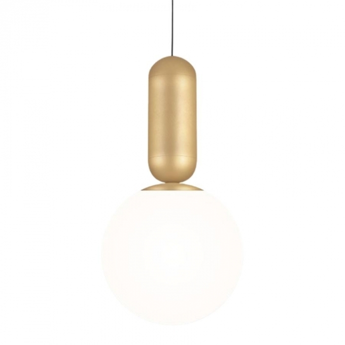 Pendente TKS Capsule Big Globo Leitoso Ø140mm 1L G9 140x270x2000mm 1792