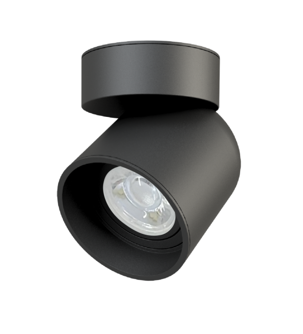 Spot Moon Articulado Tulipa Preto 1L MR16 1012004 