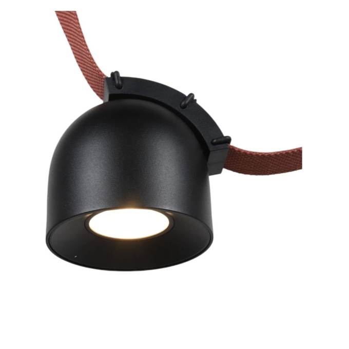 Spot Studioluce Slack Preto 12 watts 2700K 48V Ø100x107mm MS1946PT