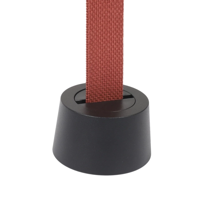 Canopla Studioluce Sobrepor Alimentadora Slack para Driver Preto Ø260x50mm AC1959PT