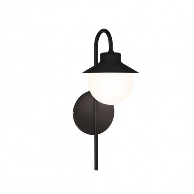 Arandela TKS Hat Globo Leitoso Ø100mm 1L G9 130x340x180mm 1638