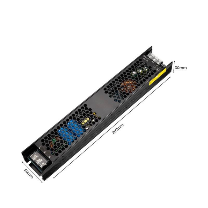 Fonte 48V Nordecor Dimerizável (Triac) 2,1A 100 watts 220V IP20 287x50x30mm 7360