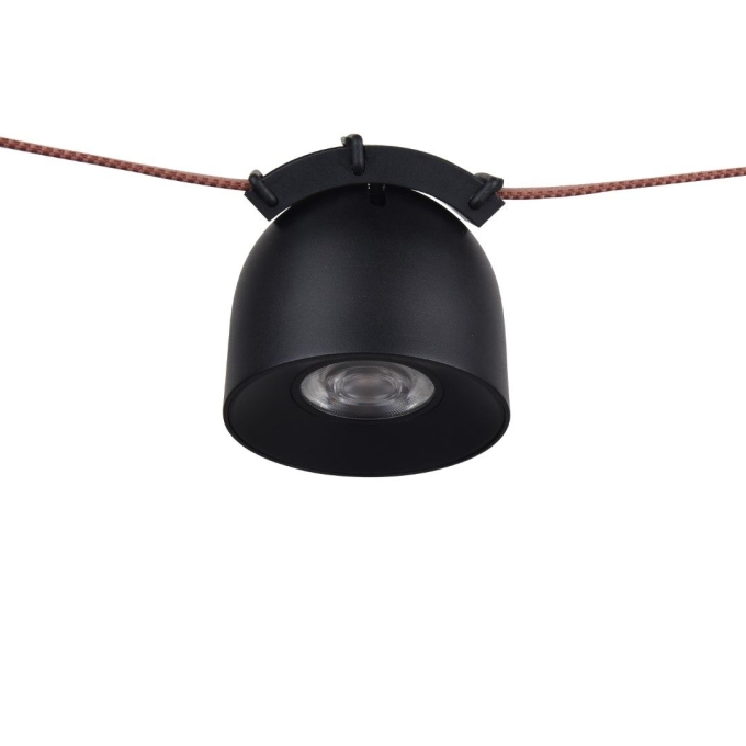 Spot Studioluce Slack Preto 12 watts 2700K 48V Ø100x107mm MS1946PT