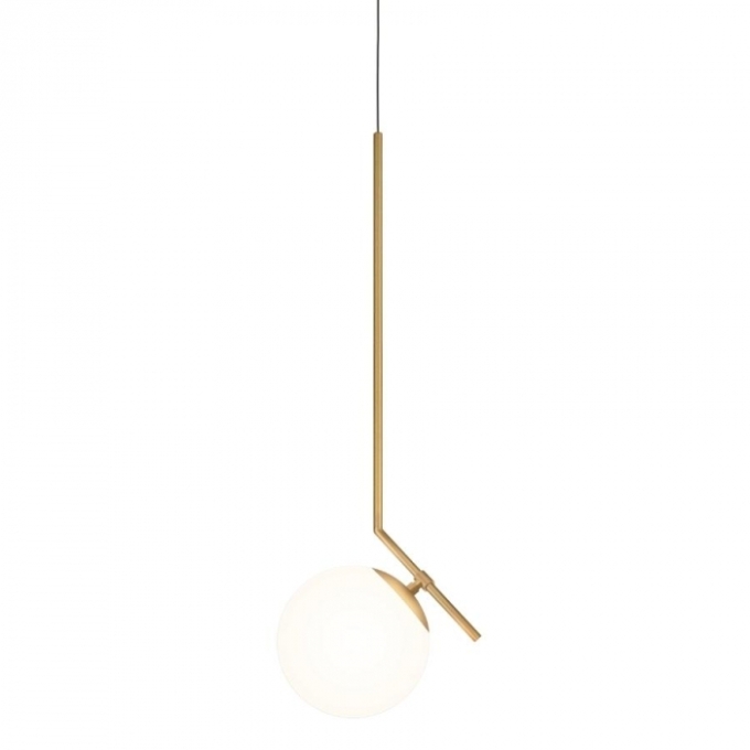 Pendente TKS Meka P Globo Leitoso Ø140mm 1L G9 140x230x2000mm 1957