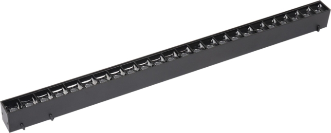 Módulo Studioluce Linear Pontual Slack Preto 36 watts 2700K 48V 961X40X45mm ML1951PT