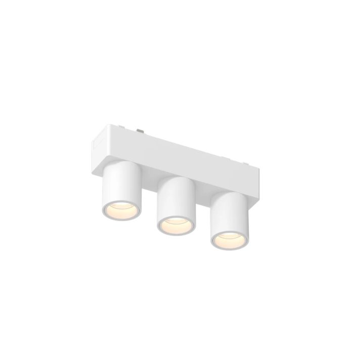 Spot Studioluce Ultra Slim Branco 3x2 watts 2700K 48V MS2013BR