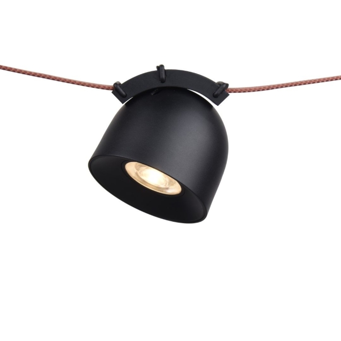 Spot Studioluce Slack Preto 12 watts 2700K 48V Ø100x107mm MS1946PT