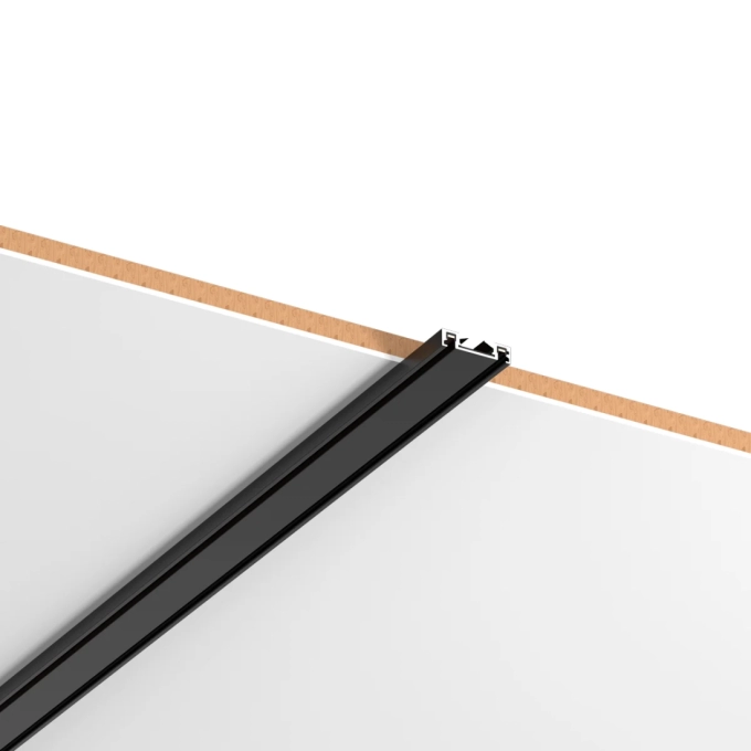 Trilho Studioluce Ultra Slim Preto 1 Metro 48V TR2000PT