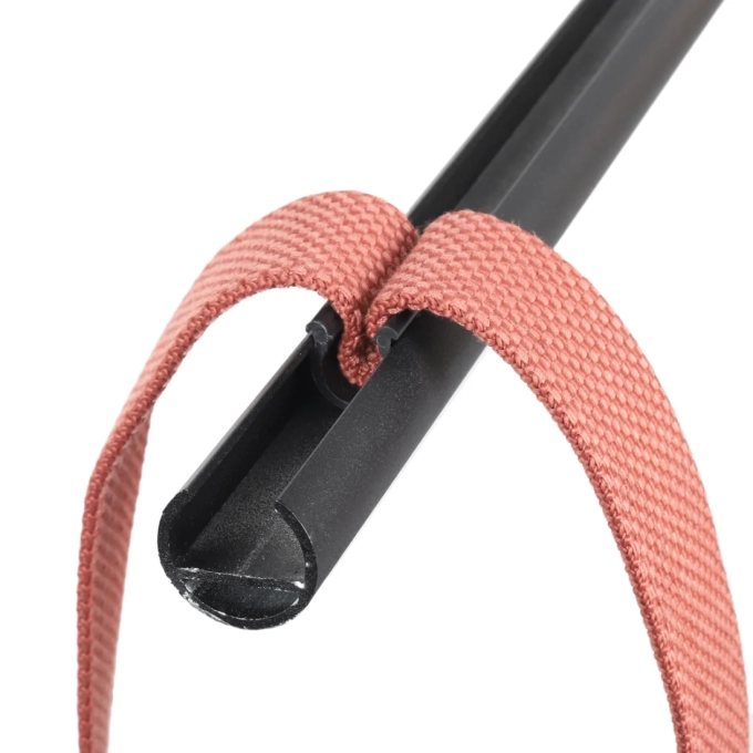 Clip de Fixação Studioluce em Haste Preto para Trilho Flexível Slack 40x12x14mm AC1968PT