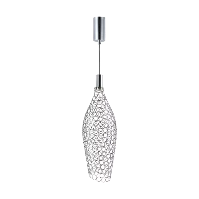 Pendente Skylight Honey Cromado 4 watts 3000K Bivolt Ø200x600mm SKY-4091L