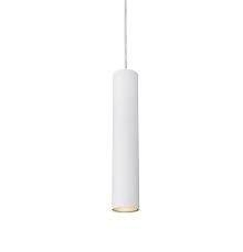Pendente Itamonte Tubolare BRANCO 1L Mini Dicróica Ø38x295mm 463/30