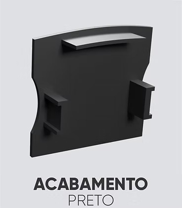 Perfil Sobrepor Alpertone Polaris 16x17mm Barra 3 Metros 715A3L / 715B3L / 715P3L