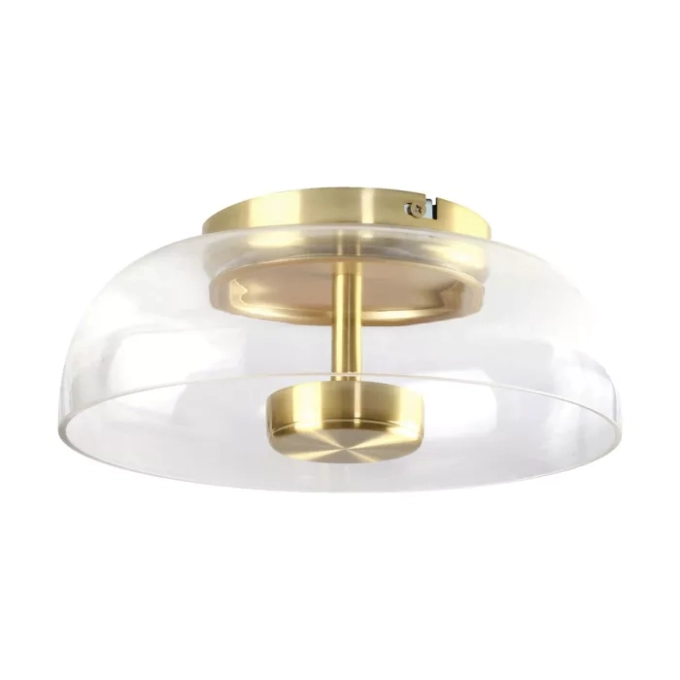 Plafon Spotline Dalli Vidro Cristal 5 watts 3000K Ø228x99mm Bivolt 1183/1