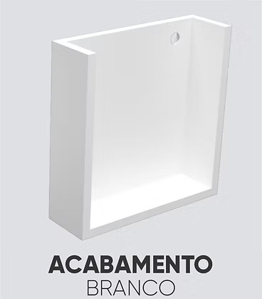 Perfil Sobrepor Alpertone Delta 20x19mm Barra 3 Metros 903A3L / 903B3L / 903P3L