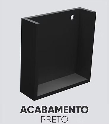 Perfil Sobrepor Alpertone Delta 20x19mm Barra 3 Metros 903A3L / 903B3L / 903P3L