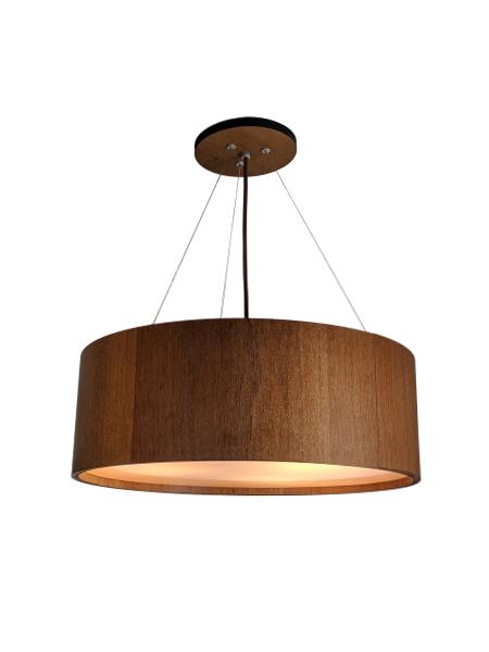 Pendente Classic Lar Slim 45 Madeira 5L E27 Ø550x152mm 1108

