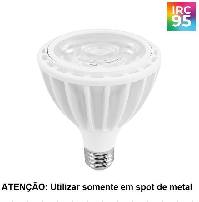 Lâmpada Nordecor Sof Par30 CDMR 28 watts 3000K 24° IRC95 Bivolt Ø95x119mm 1175
