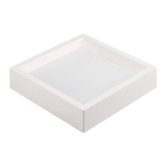 Painel Sobrepor Quadrado Nordecor Kais 24 watts 3000K Branco Bivolt 282x282mm 4249