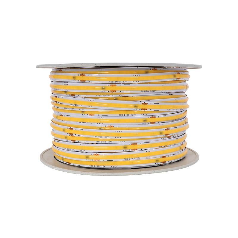 Fita LED Nordecor COB 11 watts/mt 3000K 220V 240 Leds 8mm 804 Lumens (Rolo 50 metros) 7389