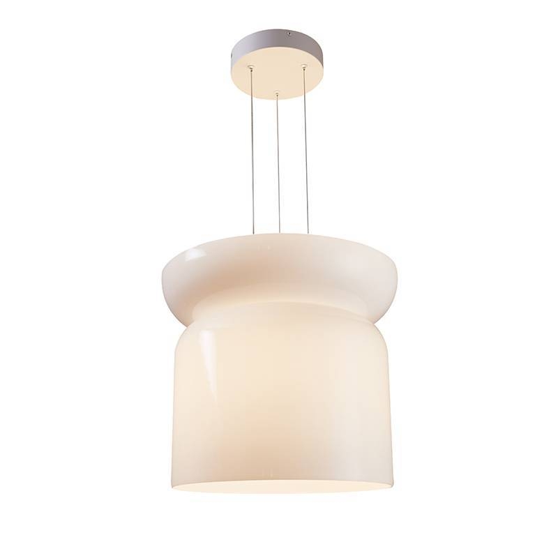 Pendente Nordecor Dommi 20 watts 2700K IRC97 Vidro Branco Ø430x400mm 90000