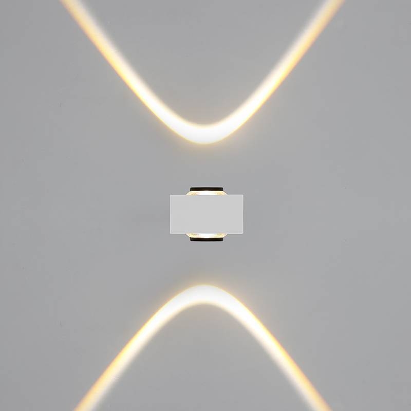 Arandela Nordecor Flou Uno 2 watts 2700K 40° IP65 Branco 42x48x30mm 2978
