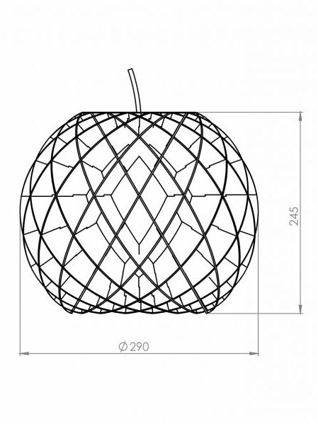Pendente Classic Lar Trançado Esfera 45 1L E27 Ø460x390mm 1004