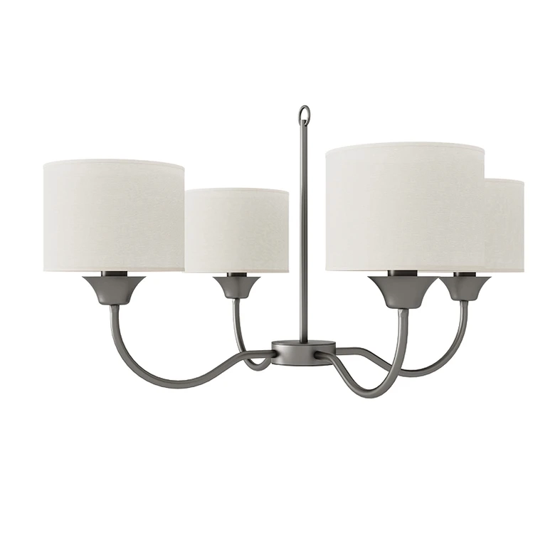 Pendente Foco Metallo Alba 4 Braços 4L E27 Ø800x528mm LU 449 