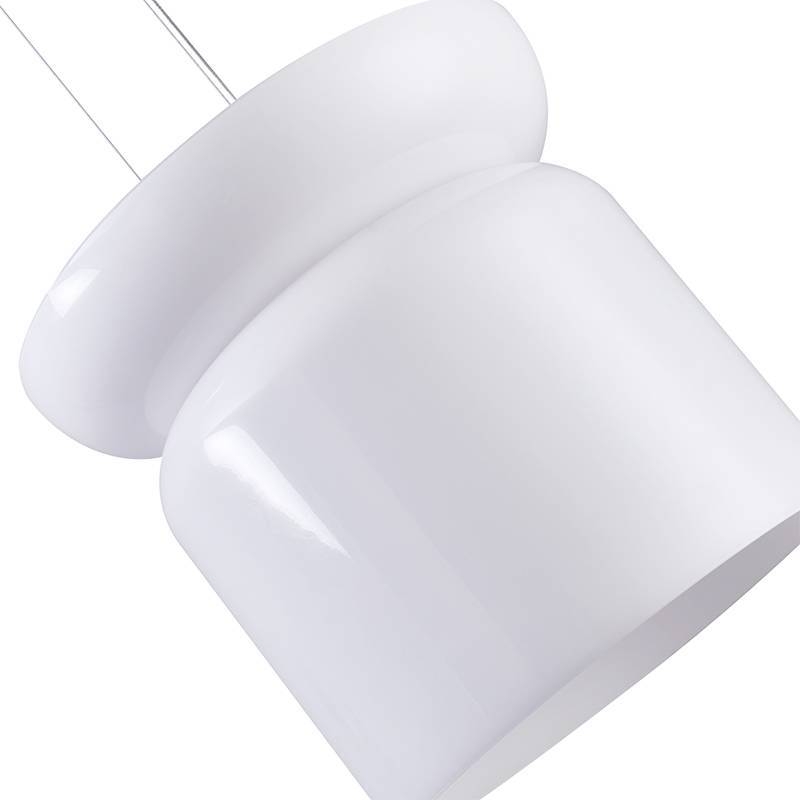Pendente Nordecor Dommi 20 watts 2700K IRC97 Vidro Branco Ø430x400mm 90000