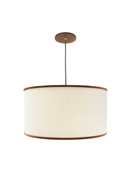 Pendente Classic Lar Soft C5528 Madeira 1L E27 Ø550x280mm 1094

