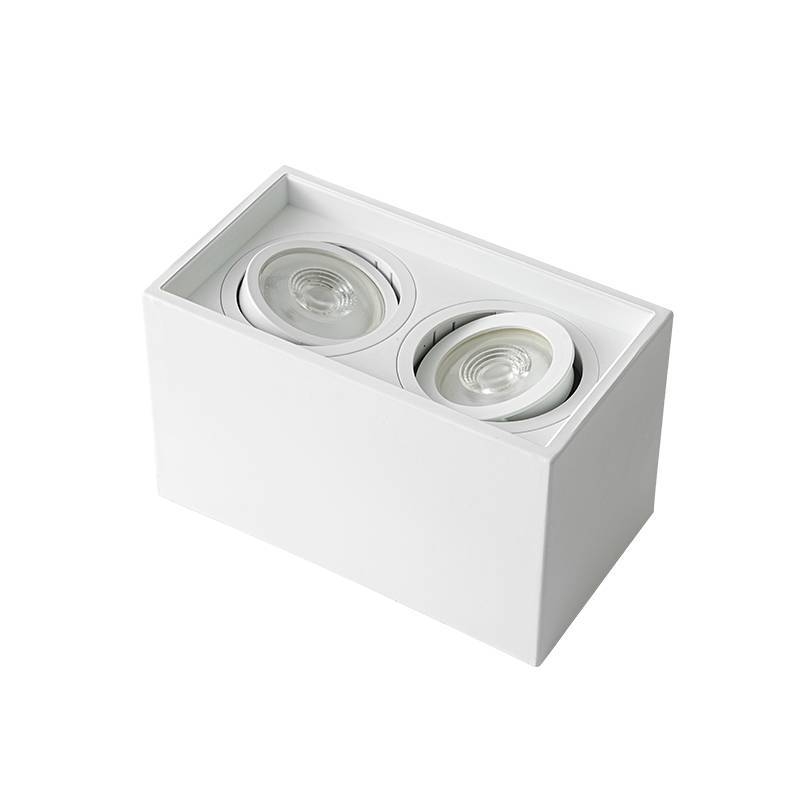 Spot Sobrepor Nordecor Loyo 2L PAR20 Branco 216x120x130mm 6986
