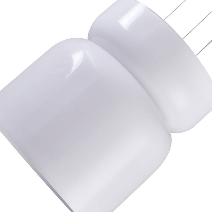 Pendente Nordecor Dommi 20 watts 2700K IRC97 Vidro Branco Ø330x360mm 90001