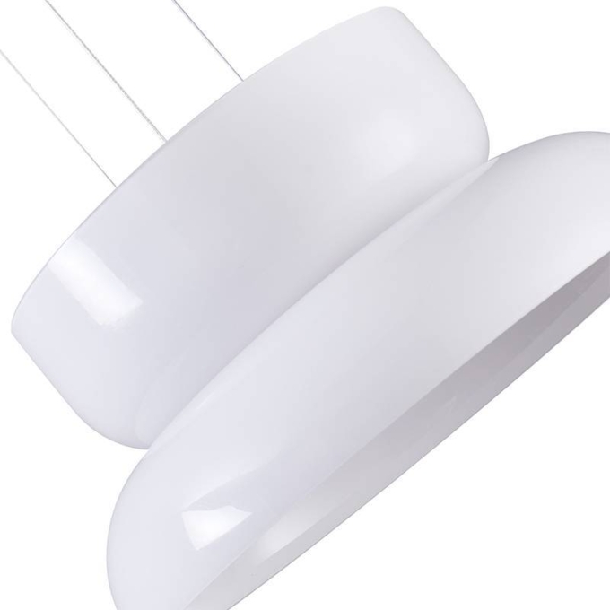 Pendente Nordecor Dommi 20 watts 2700K IRC97 Vidro Branco Ø430x200mm 90002