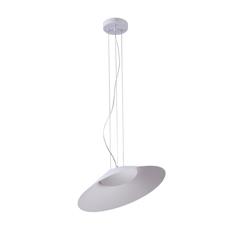 Pendente Nordecor Kapel 13 watts 3000K IRC97 Branco Ø400x160mm 90028