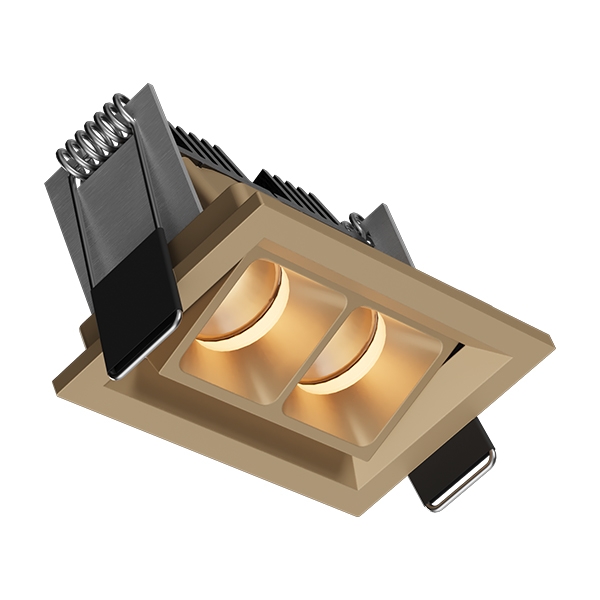 Embutido Newline Articulado New Pixel 2 Focos 30° 8 watts Bivolt 77x50x50mm EM03042LED