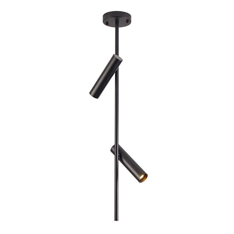 Spot Direcionavel Nordecor Clus 2L Mini Dicroica MR11 Preto 190x830mm 2917